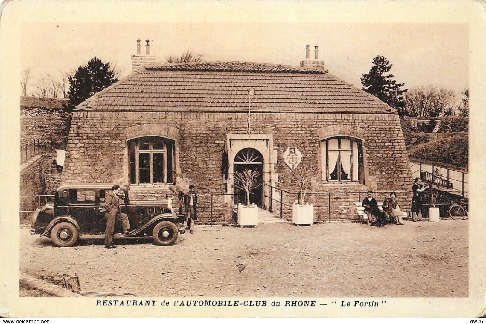 St Saint-Cyr, Au Mont-Thou - Restaurant De L'Automobile Club Du Rhône: Le Fortin - Carte Non Circulée - Restaurantes