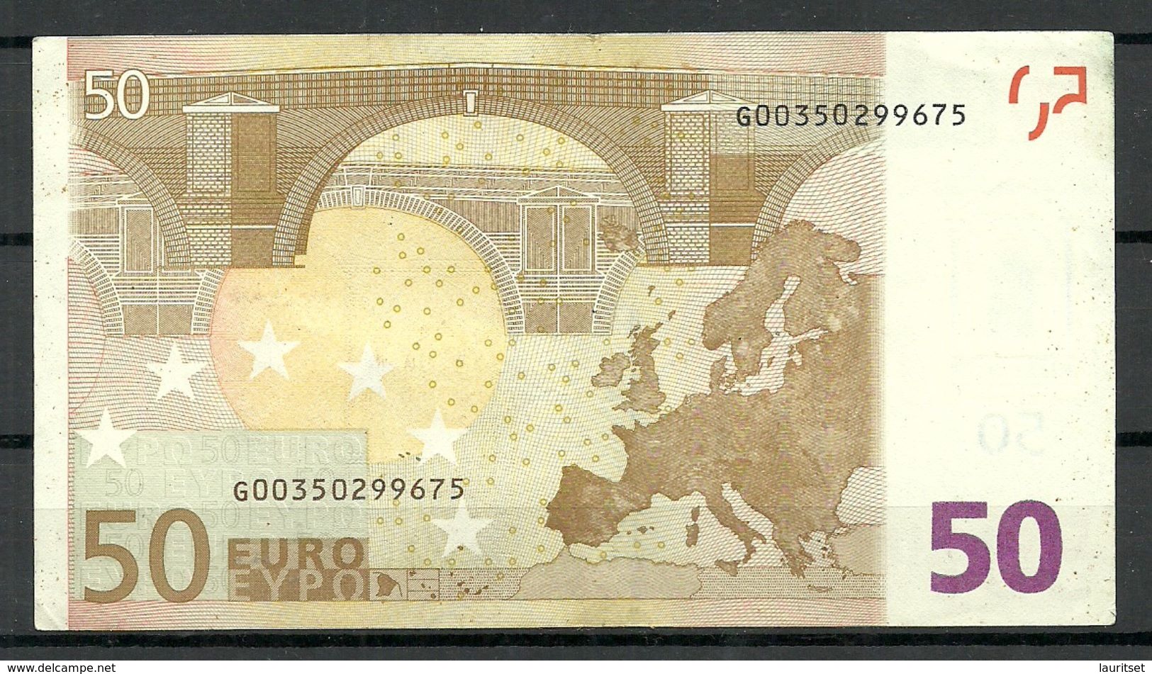 CYPROS Cypern 50 EURO 2002 G-Serie Banknote RO49B1 - 50 Euro