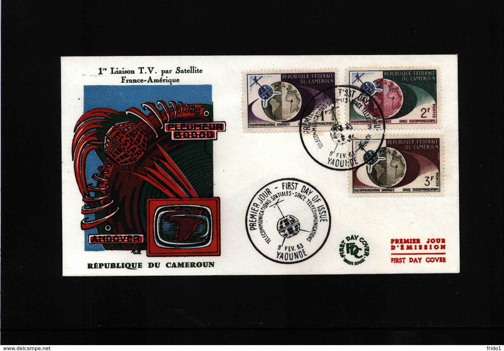 Cameroon 1963 Space / Raumfahrt Interesting FDC - Africa