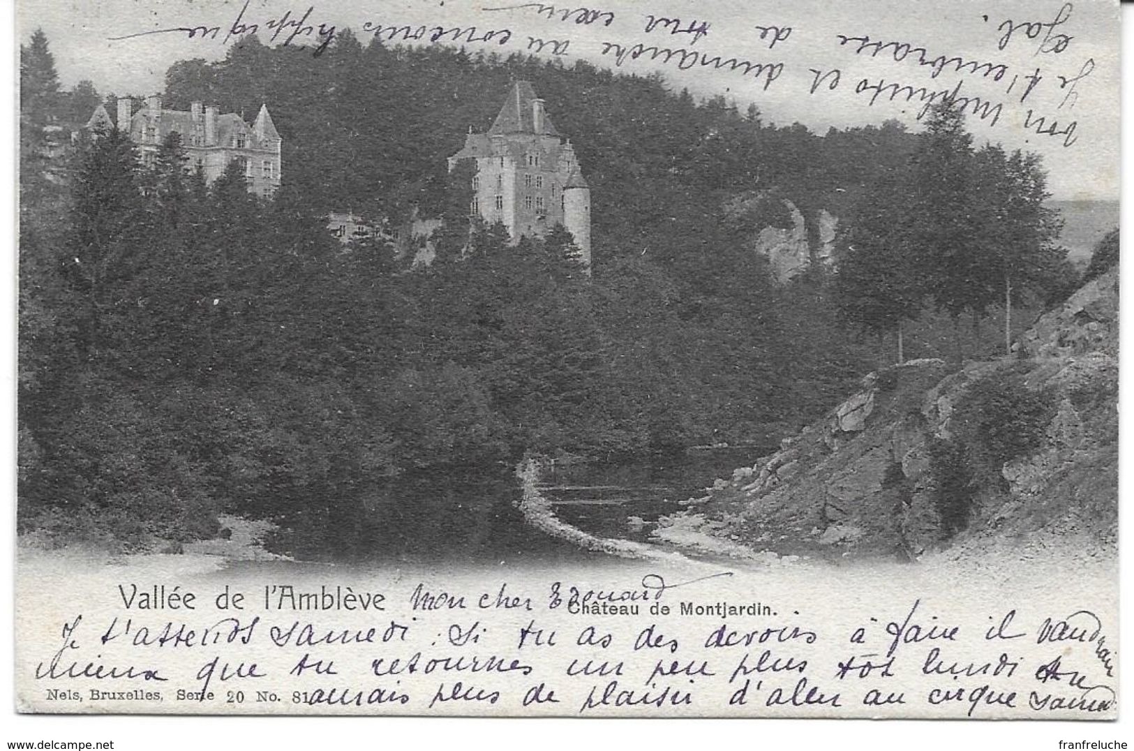 REMOUCHAMPS ( 4920) Vallée De L Amblève Château Montjardin Nels 20/81 - Aywaille