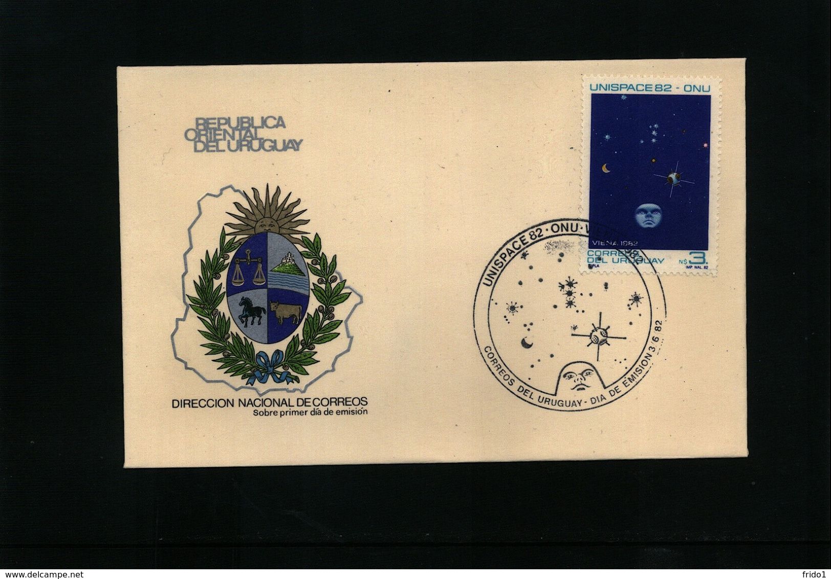 Uruguay 1982 Space / Raumfahrt  Interesting FDC - Südamerika