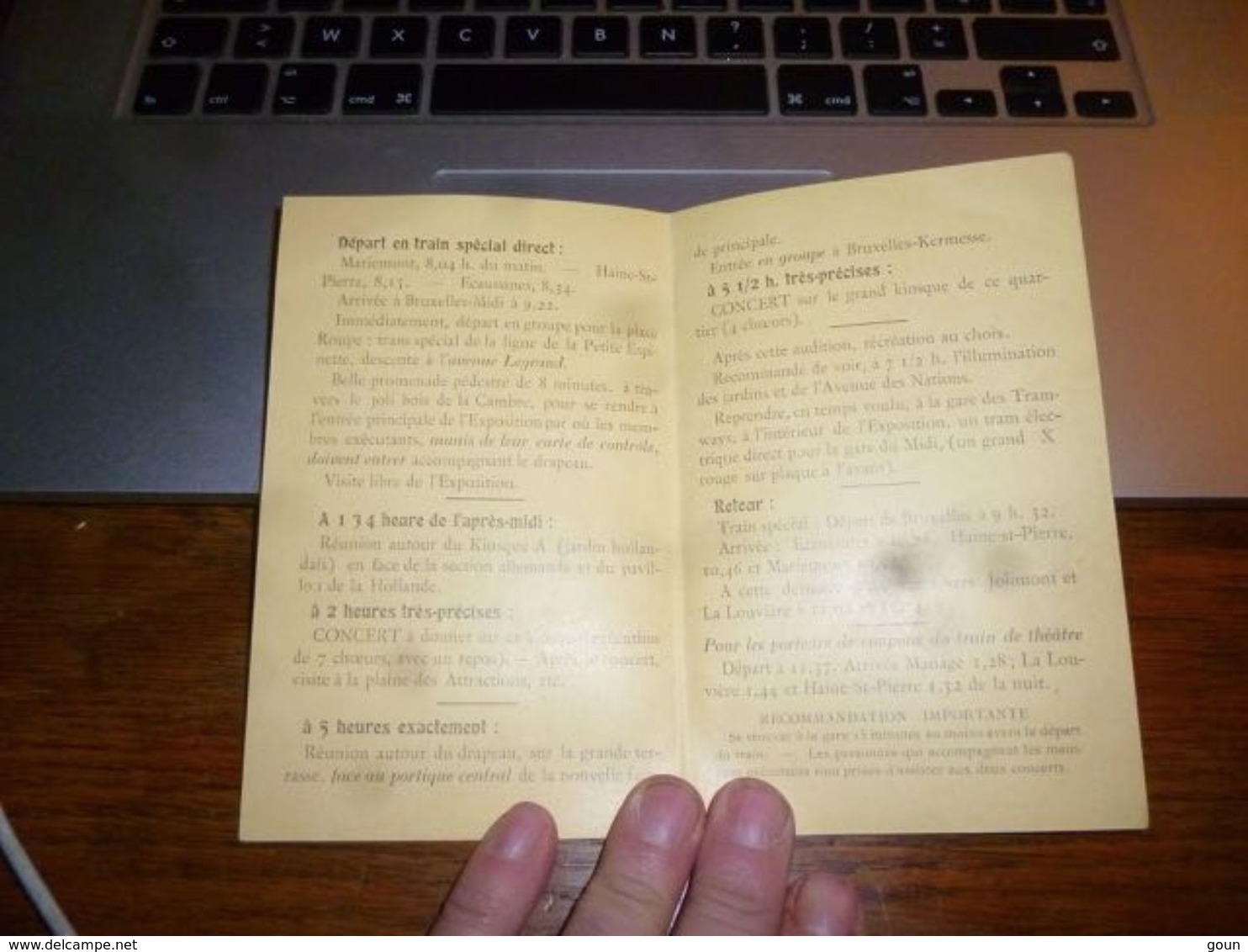 AA4-2  Lot De 2 Documents Cercle Choral La Hestre 1910 Et 1912 - Autres & Non Classés