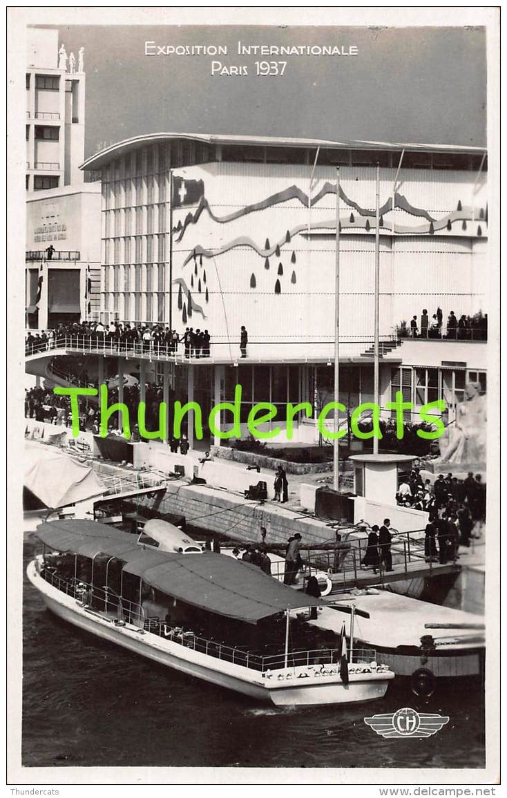 CPA CARTE DE PHOTO EXPOSITION INTERNATIONALE DE PARIS 1937 PAVILLON DE LA SUISSE ARCHITECTE M DURIG - Expositions