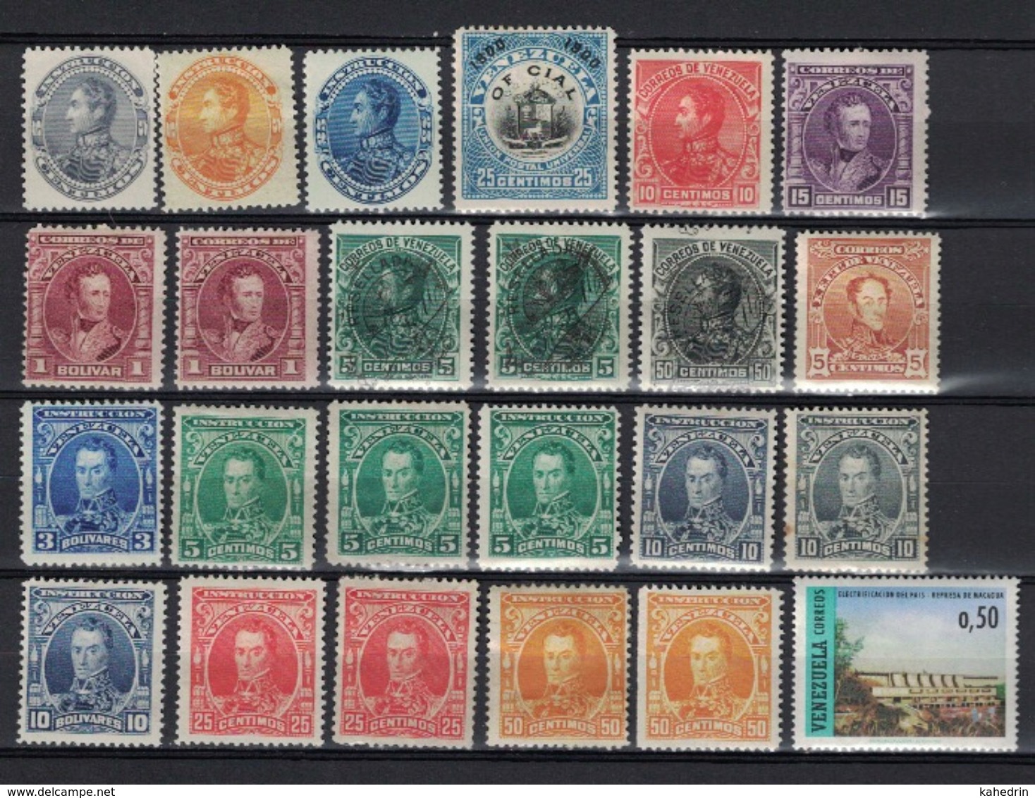 Venezuela, Lot Of 24 Old Stamps  * / **, MH / MNH - Venezuela