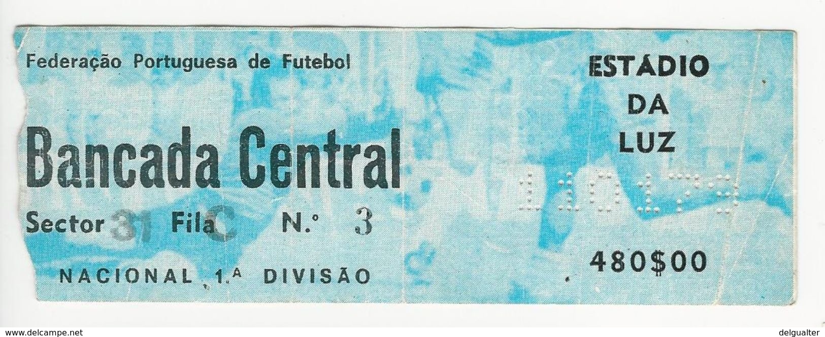 Ticket * Portugal * Soccer * Estádio Da Luz * See Grade - Tickets - Vouchers