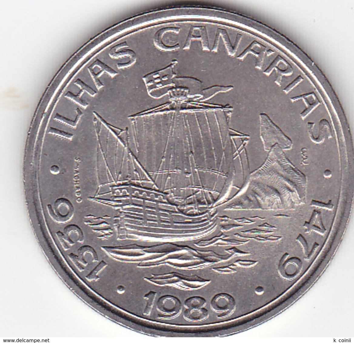 Portugal - 100 Escudos (100$00) 1989 - Canárias - UNC - Portugal