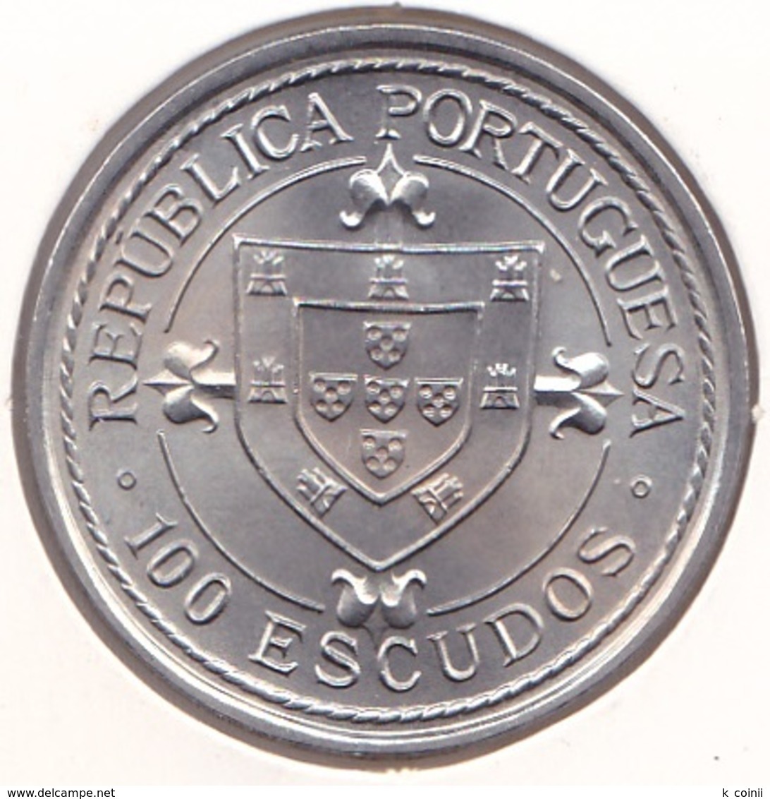 Portugal - 100 Escudos (100$00) 1987 - Nuno Tristão - UNC - Portugal