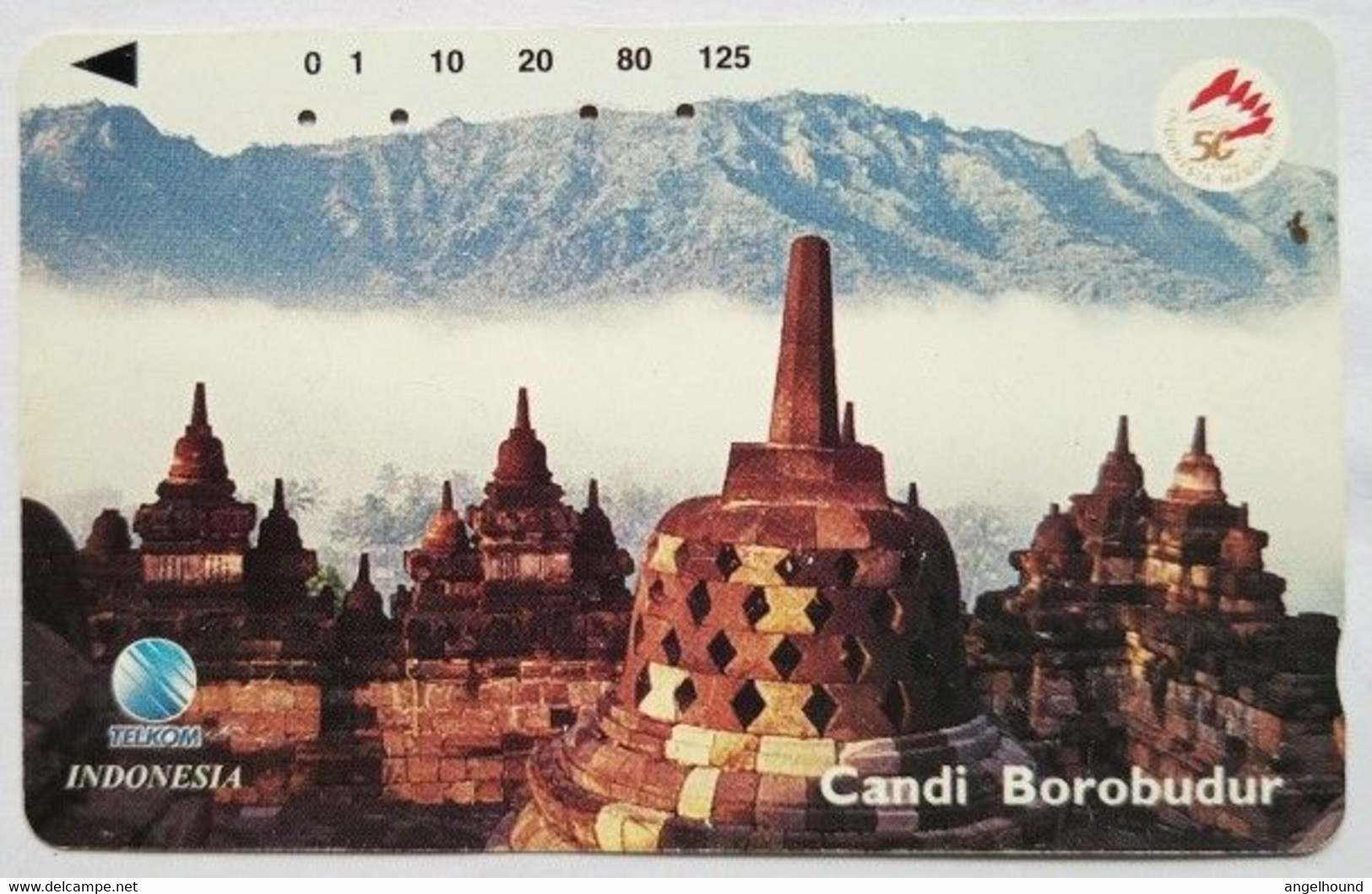 Indonesia 125 Units " Candi Borobudur " - Indonesië