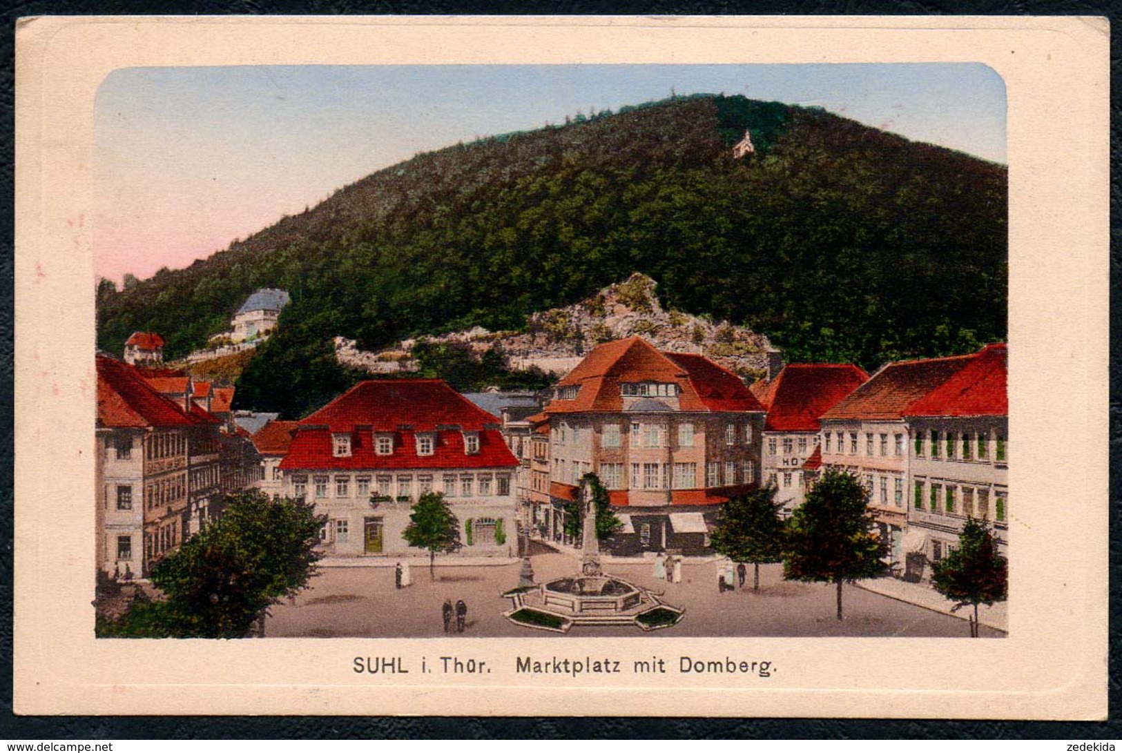 B2582 - Suhl - Markt Mit Domberg - Gel 1919 Nachgebühr - Trinks - Suhl