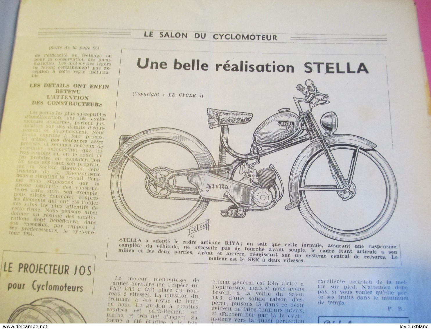 Revue d'époque/Cycles-Cyclomoteurs-Scooters/N° 22/40éme Salon l'Automobile Cycle/Salon de Paris /N° spécial/1953  AC140