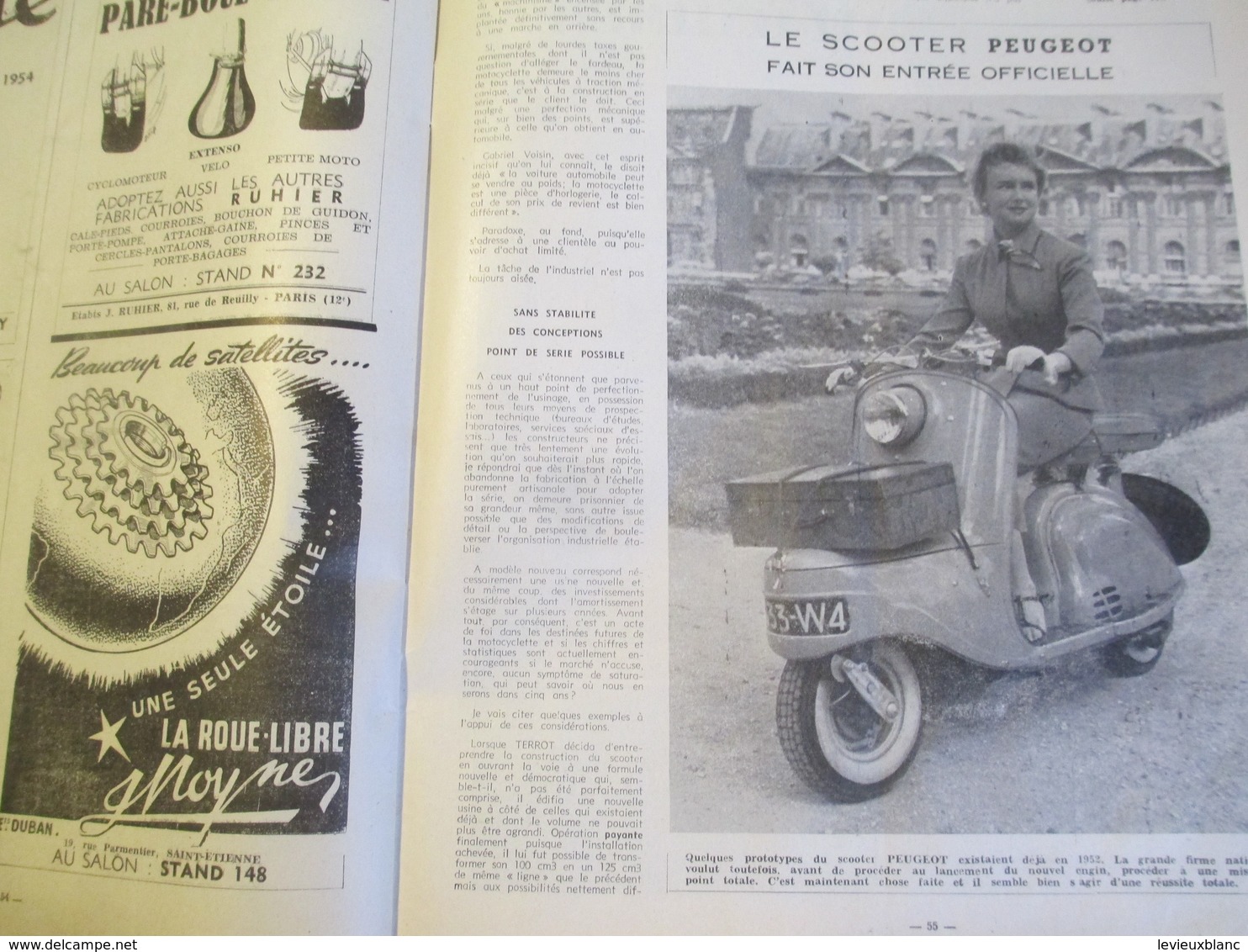 Revue d'époque/Cycles-Cyclomoteurs-Scooters/N° 22/40éme Salon l'Automobile Cycle/Salon de Paris /N° spécial/1953  AC140