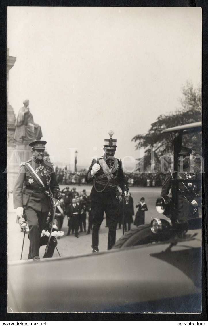 Postcard / ROYALTY / Belgique / Espagne / Spain / Bruxelles / Roi Albert I / Roi Alphonse XIII / 1923 / King - Fêtes, événements