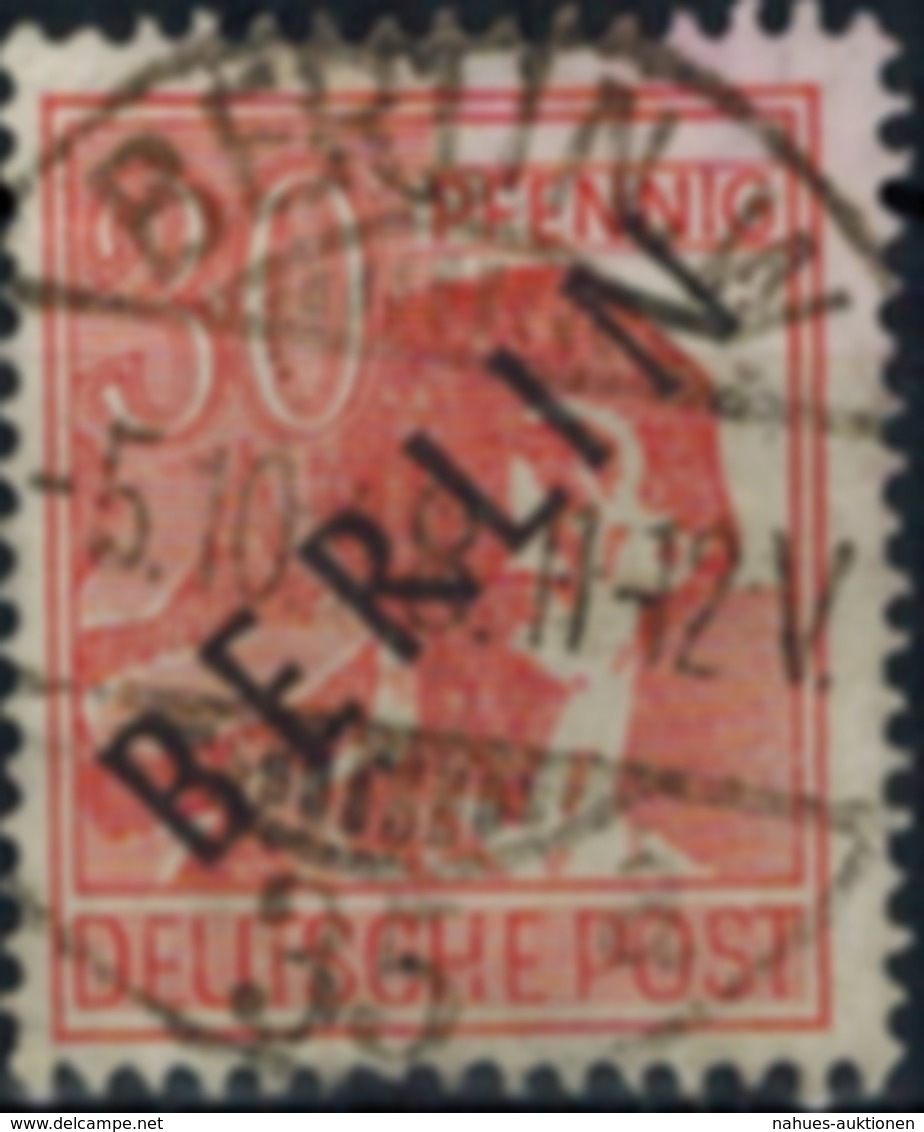 Berlin Schwarzaufdruck Nr. 11 Gemeinschaft M. Aufdruck 30 Pfg. Gestempelt 1948  - Sonstige & Ohne Zuordnung