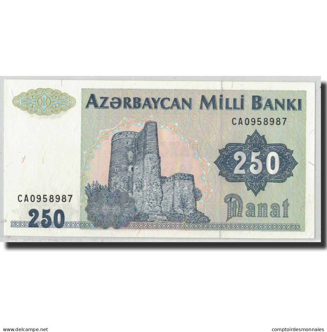 Billet, Azerbaïdjan, 250 Manat, Undated (1992), KM:13b, NEUF - Azerbaïjan