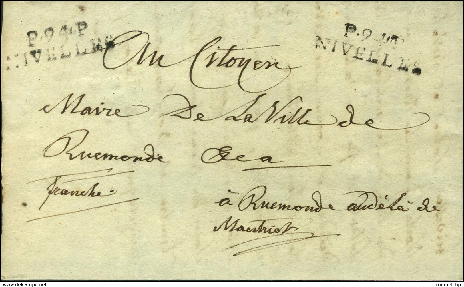 P.94.P. / NIVELLES (33 Mm). An 10. - TB / SUP. - 1792-1815: Conquered Departments