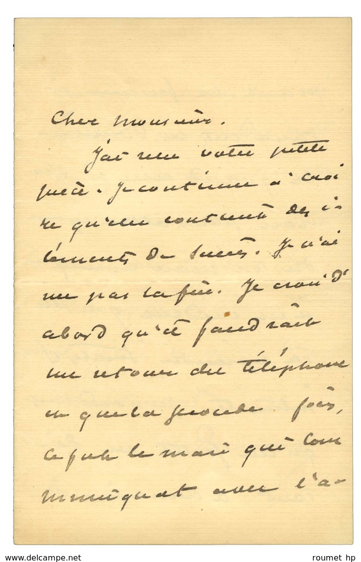 DUMAS Alexandre Fils (1824-1895), Auteur Dramatique Et Romancier, De L'Académie Française. - Other & Unclassified