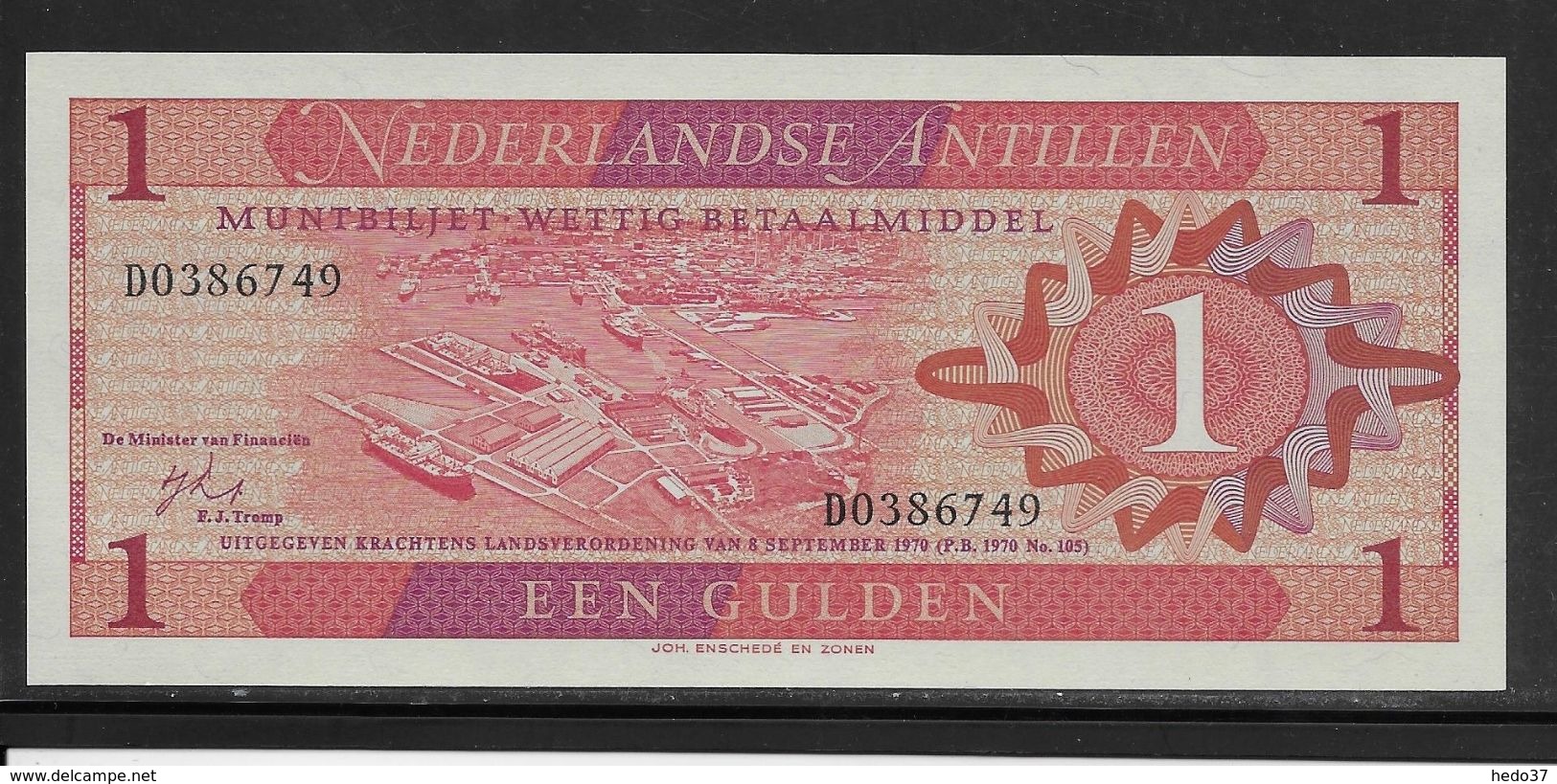 Antilles Néerlandaises - 1 Gulden - Pick N° 8-9-1970 - Neuf - Antilles Néerlandaises (...-1986)
