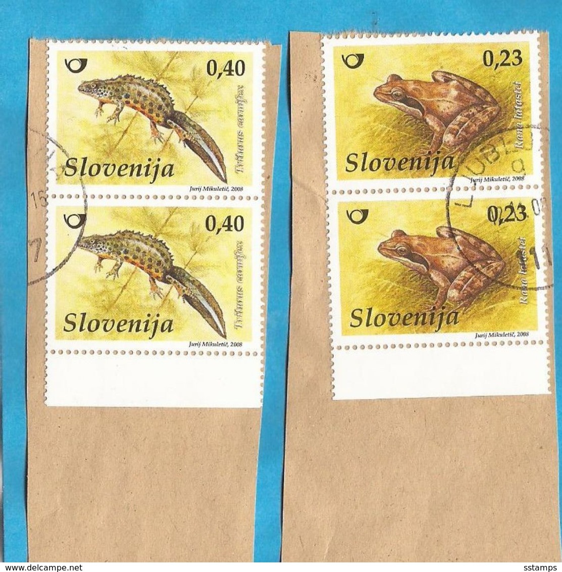 2008 FAUNA REPTILIEN  AMPHIBIEN SLOVENIJA SLOWENIEN USED - Ragni