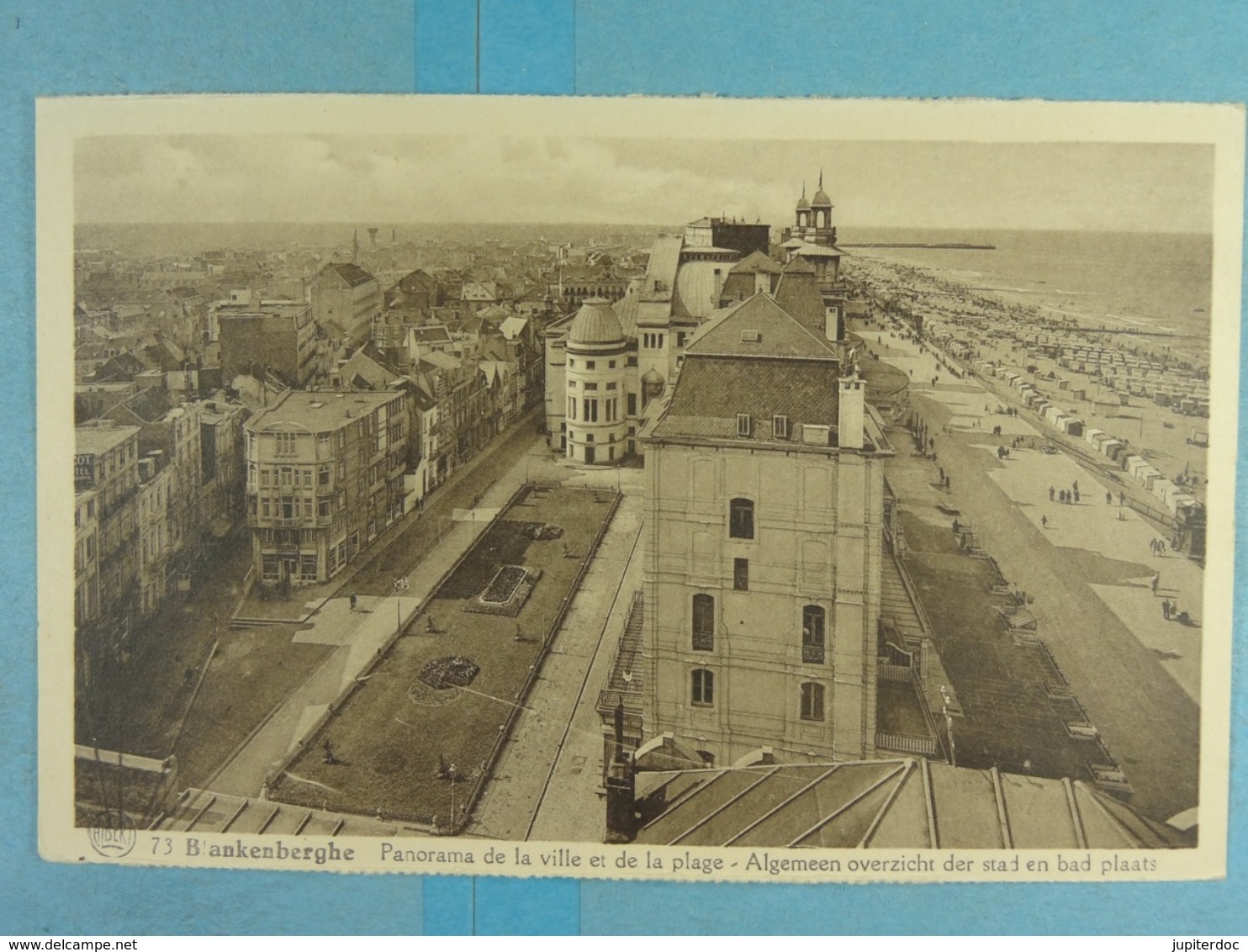 Blankenberghe Panorama De La Ville Et De La Plage - Blankenberge