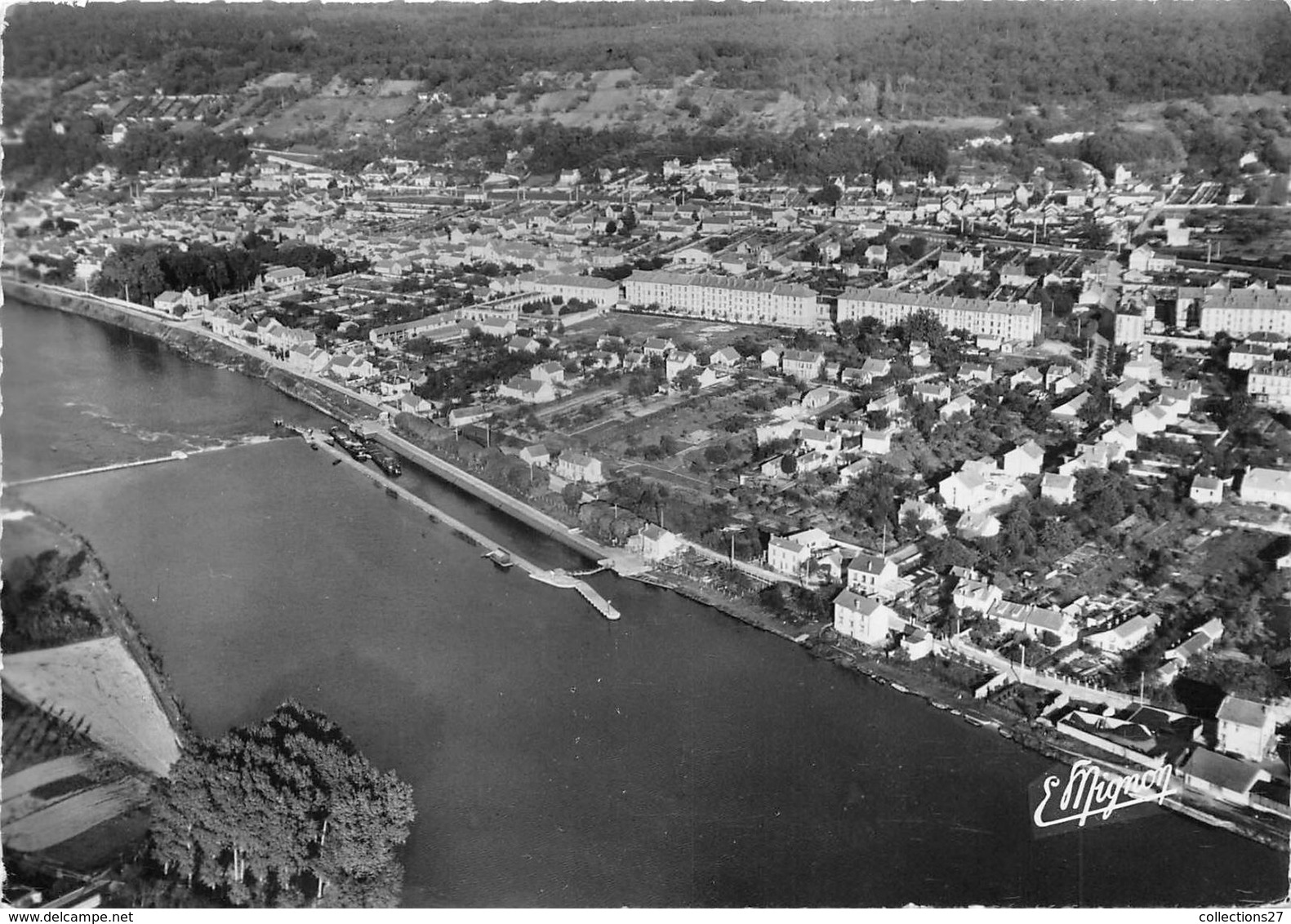 77-CHAMPAGNE-SUR-SEINE- VUE GENERALE AERIENNE - Champagne Sur Seine