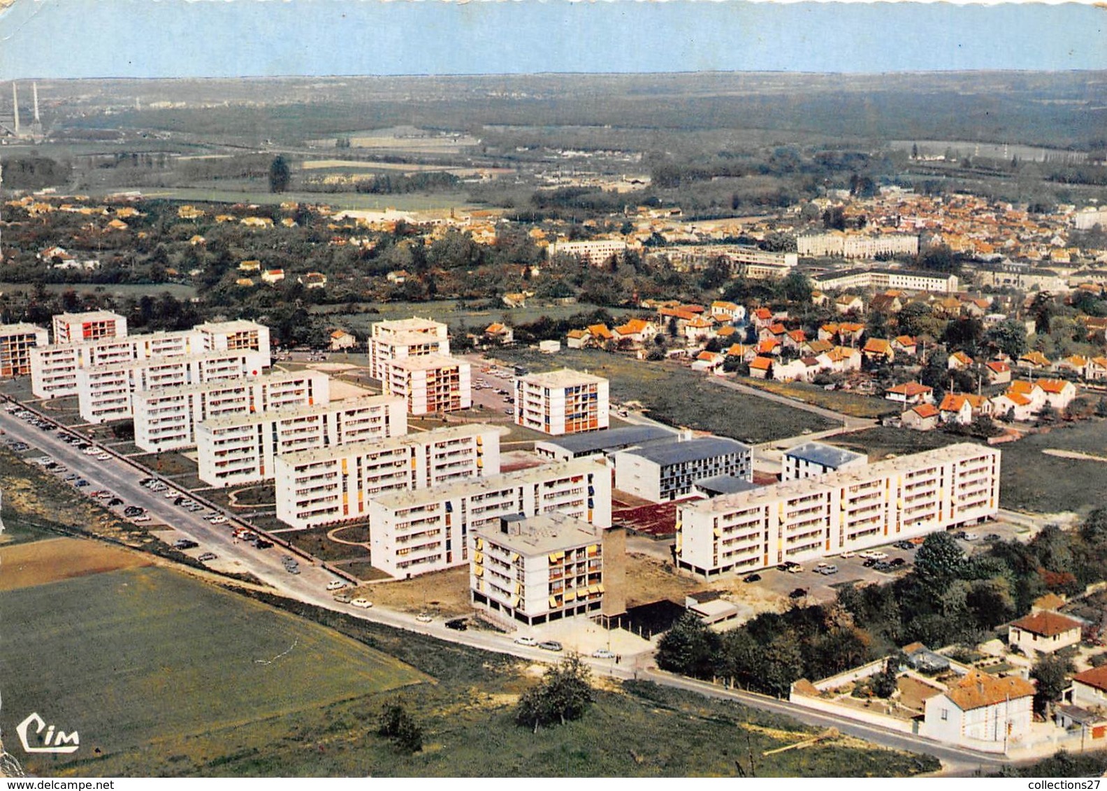 77-LAGNY-SUR-MARNE- VUE AERIENNE "BEAU SITE " - Lagny Sur Marne