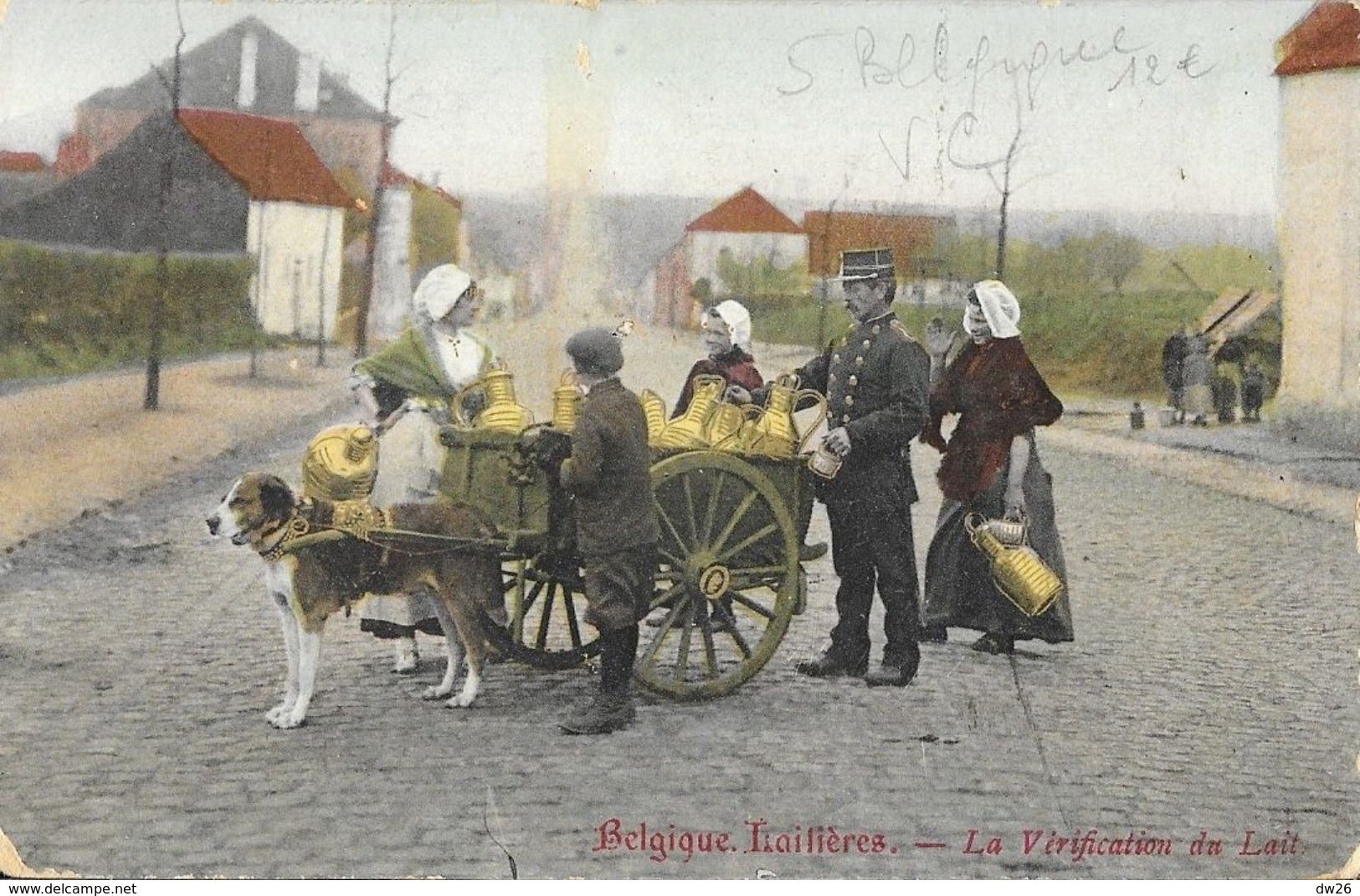 Bruxelles - Laitières Avec Attelage De Chien - La Vérification Du Lait - C.V. Série 275 - Marchands Ambulants