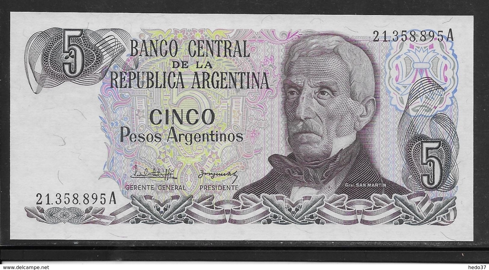 Argentine - 5 Pesos - Pick N° 312 - Neuf - Argentine