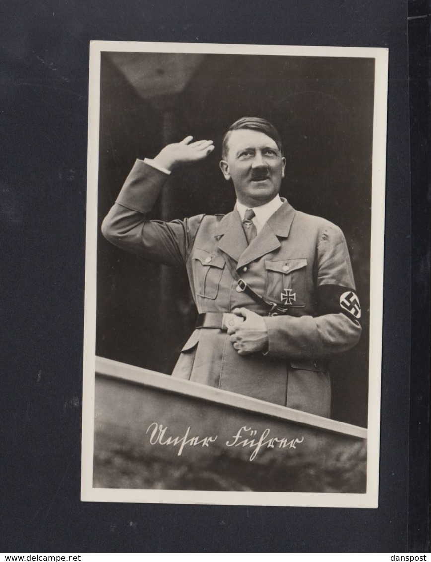 Dt. Reich AK Hitler Sonderstempel Parteitag 1938 - Personaggi Storici