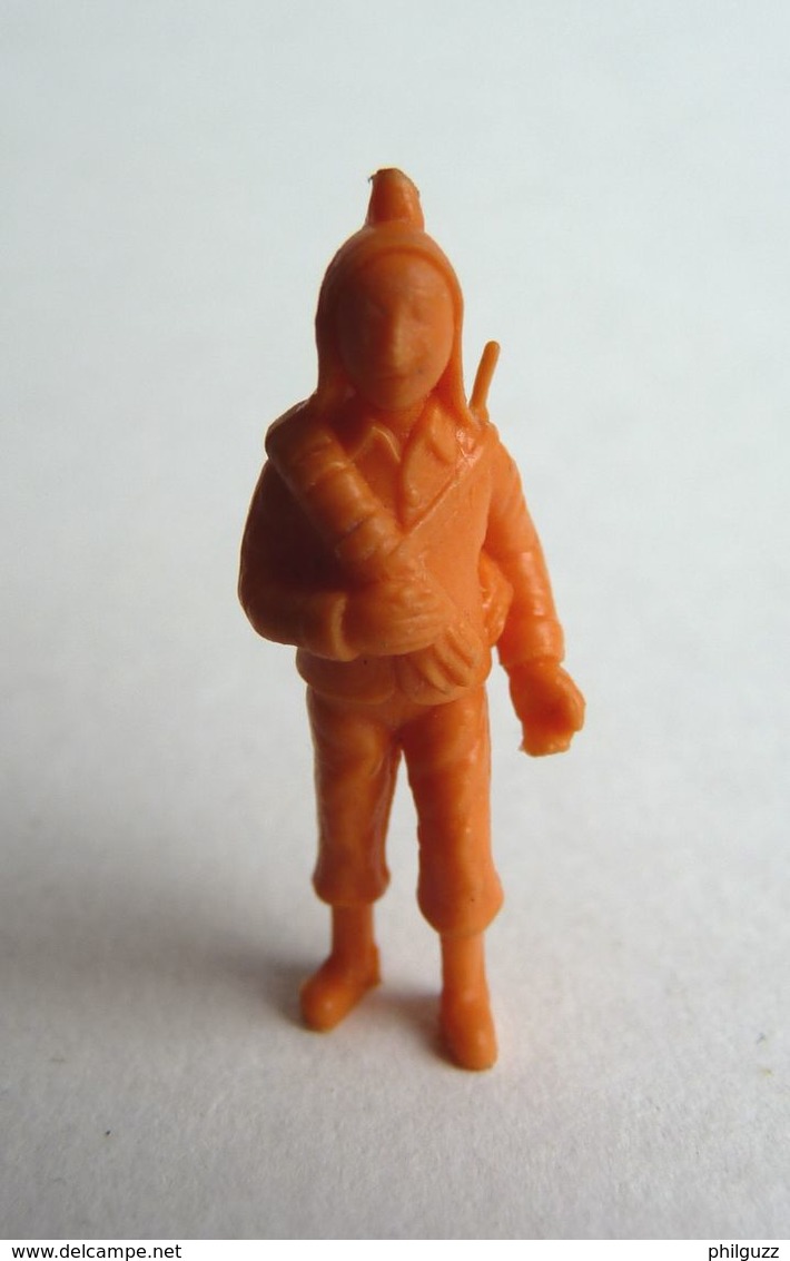 FIGURINE PUBLICITAIRE STENVAL TINTIN Monochrome Orange - Pas Dunkin - Hergé ZORINNO - Tintin