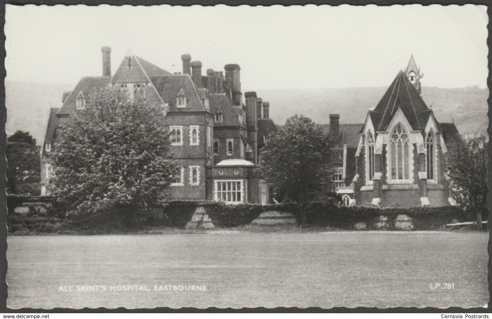 All Saint's Hospital, Eastbourne, Sussex, 1965 - Lansdowne RP Postcard - Eastbourne