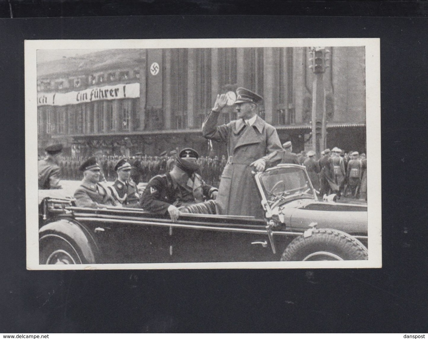 Dt. Reich AK Hitler In Leipzig 1940 - Personaggi Storici