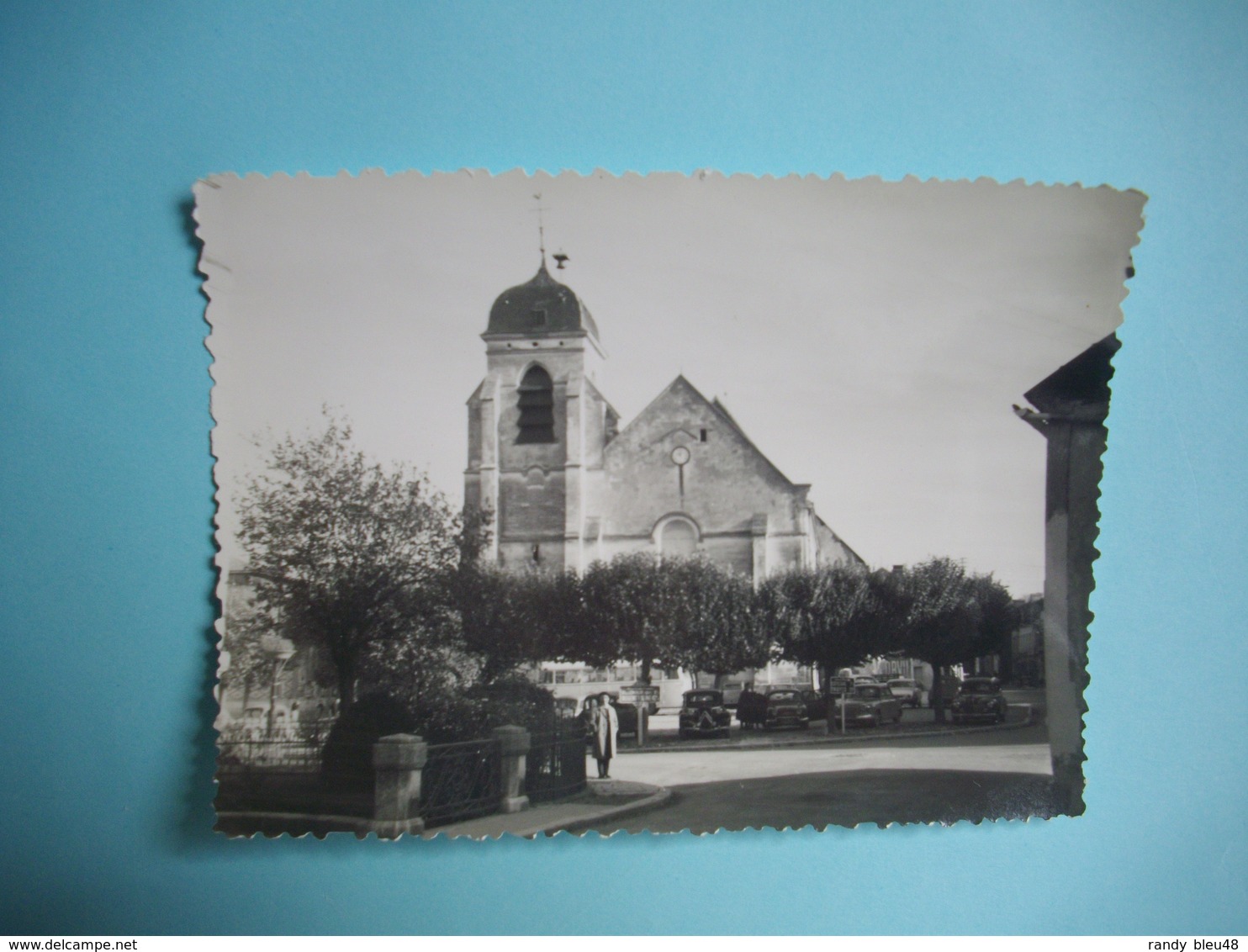 PHOTOGRAPHIE  AIX EN OTHE  -  10  -  Eglise D'Aix En Othe   -   8,5 X  11,5 Cms - 1963  -  AUBE - Autres & Non Classés