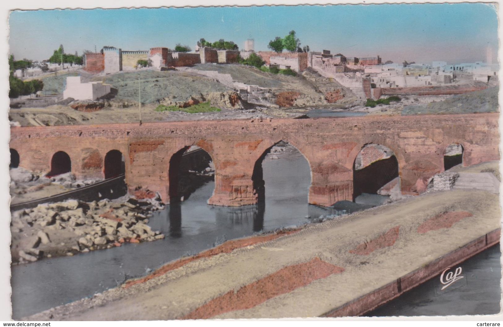 MAROC,KASBA-TADLA,le Pont Portuguais,1950,tadla Azilal,centre Du Pays,afrique,africa - Autres & Non Classés