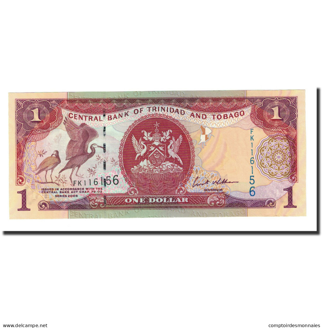 Billet, Trinidad And Tobago, 1 Dollar, Undated (2006), KM:46, NEUF - Trinidad En Tobago