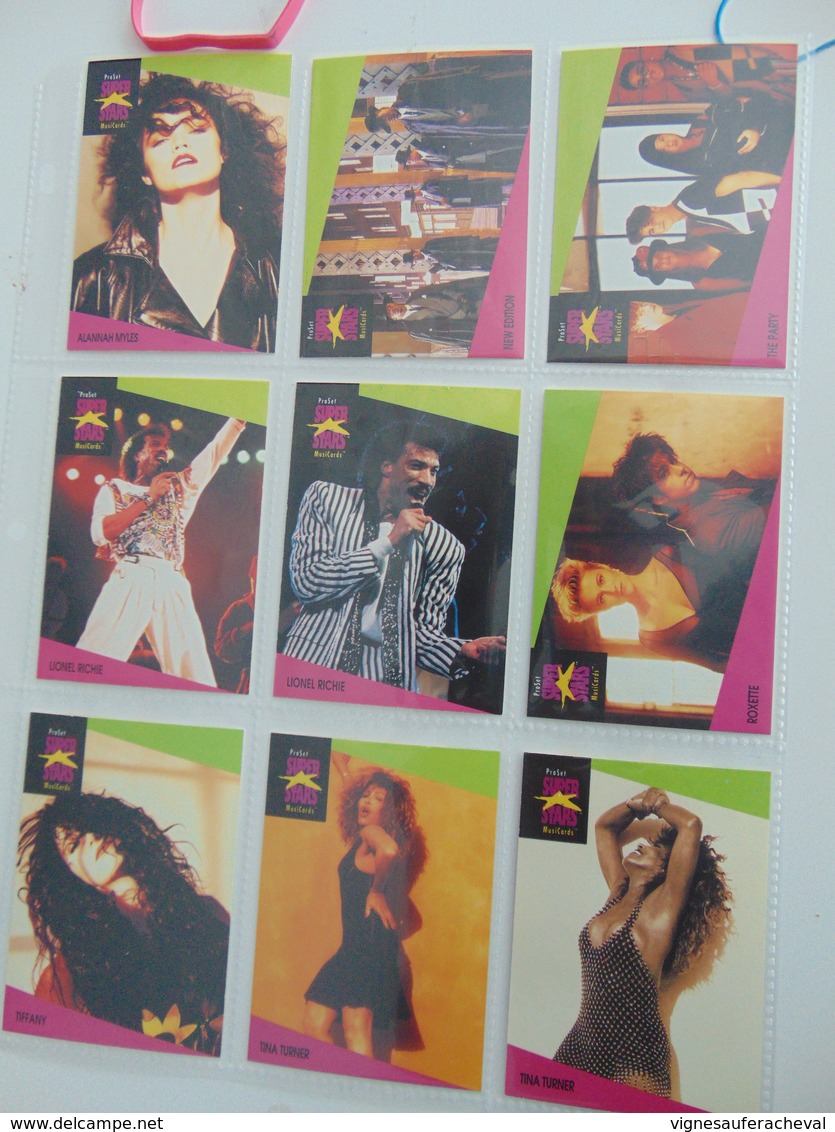 Cartes Proset Superstar Music Cards (set Incomplet 108/250) - Kataloge