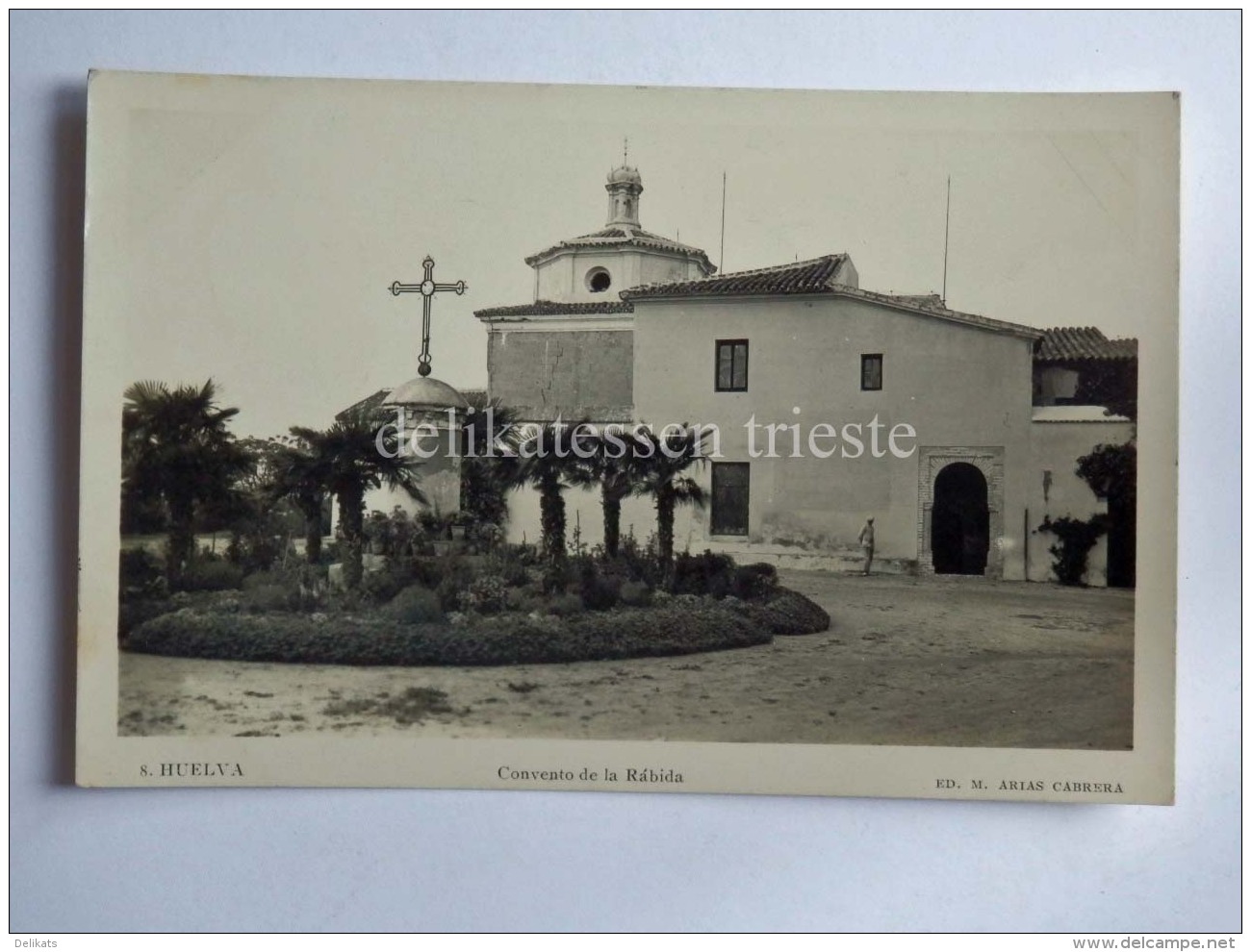 SPAGNA Espa&ntilde;a Spain HUELVA Convento De La Rabida AK Old Postcard - Huelva