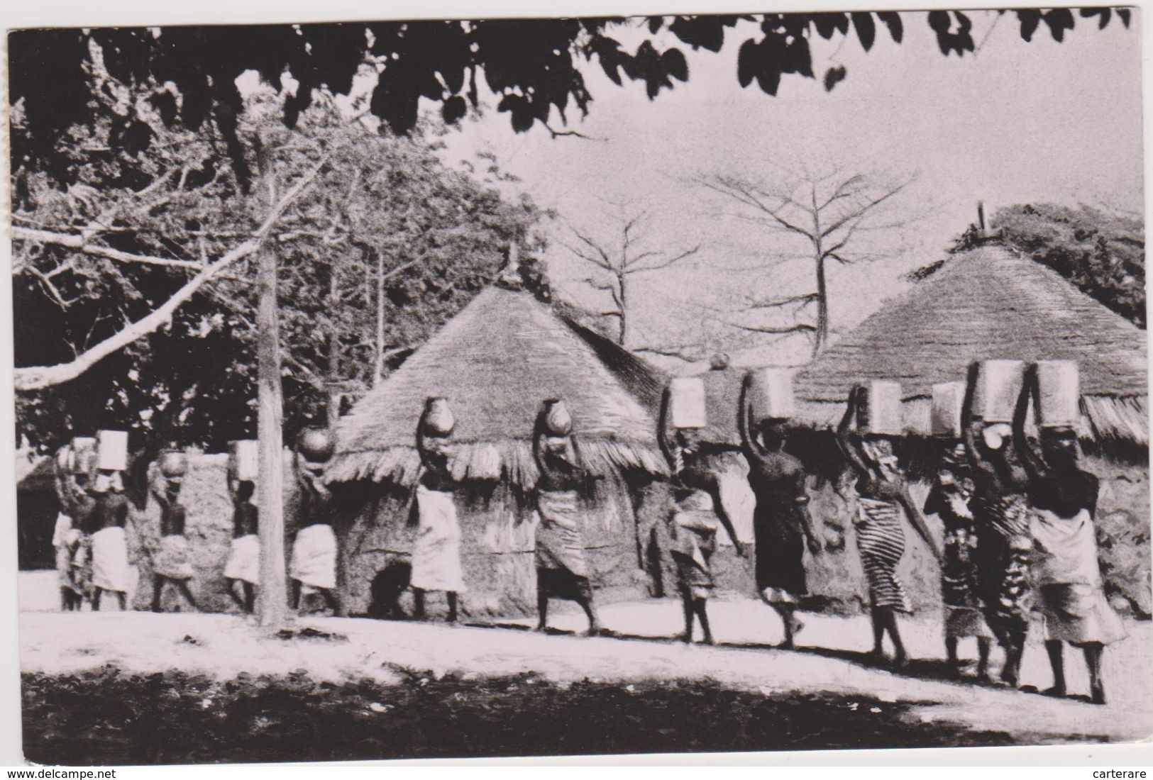 CONGO,sud,BRAZZAVILLE,porteuse ,métier,afrique,carte Photo - Brazzaville