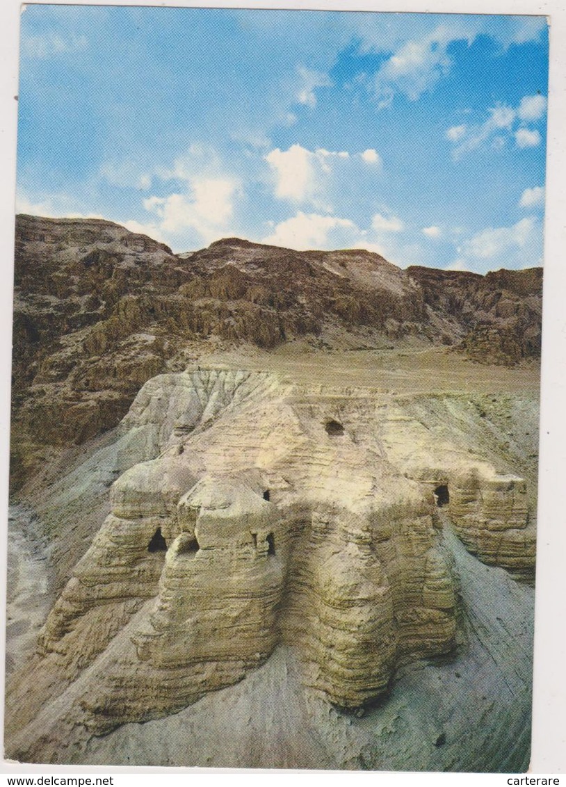 JORDANIE,JORDAN,ISRAEL,QU MRAN CAVES,grotte,désert De Judée,grotte De La Mer Morte,mine De Sel - Jordanie