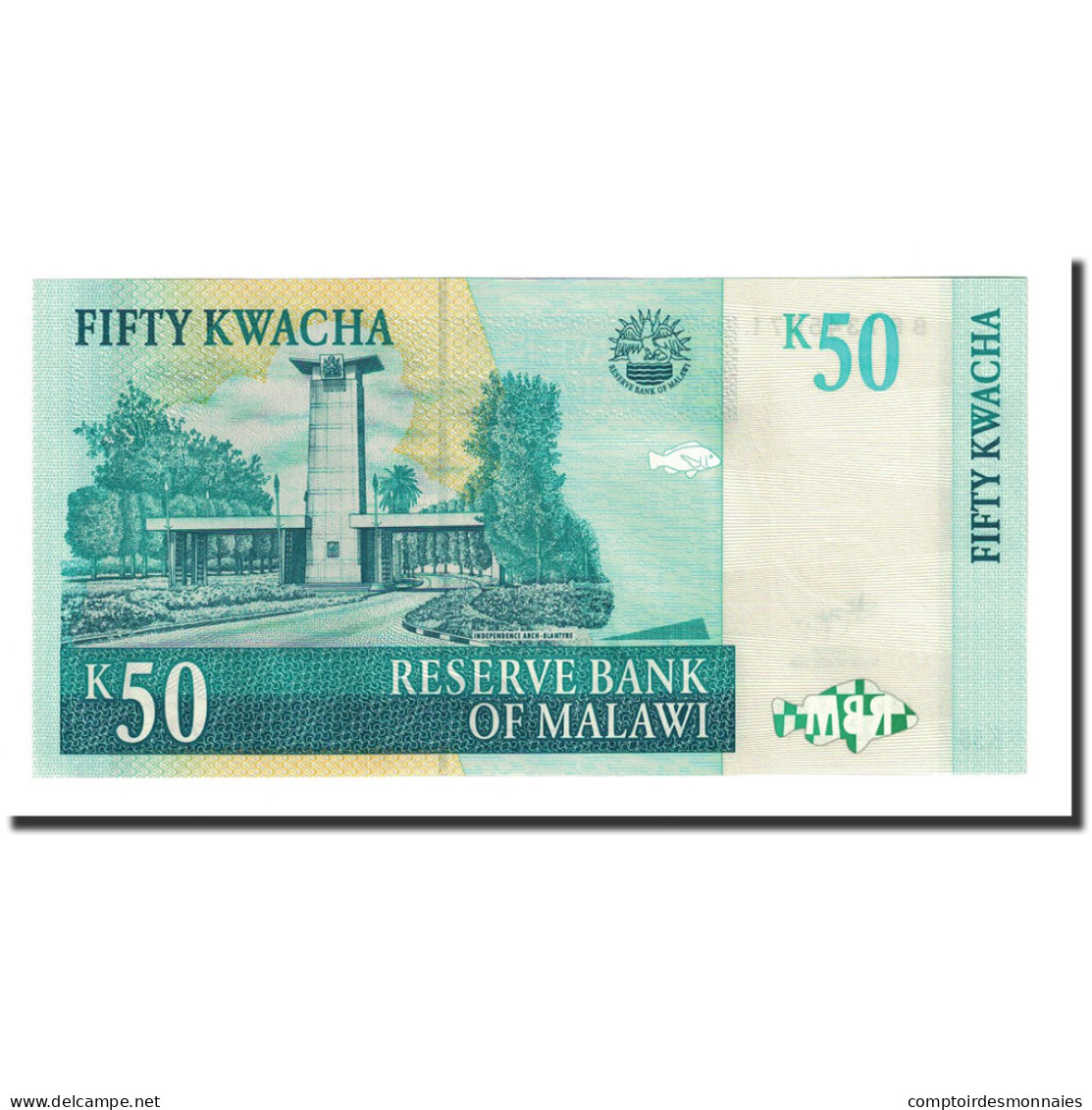 Billet, Malawi, 50 Kwacha, 2009-10-31, KM:53d, NEUF - Malawi