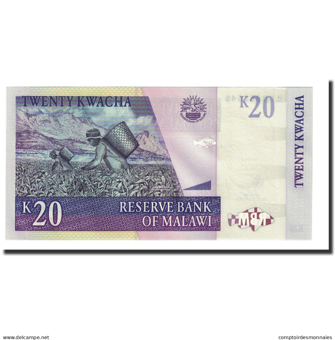 Billet, Malawi, 20 Kwacha, 2009-10-31, KM:52e, NEUF - Malawi