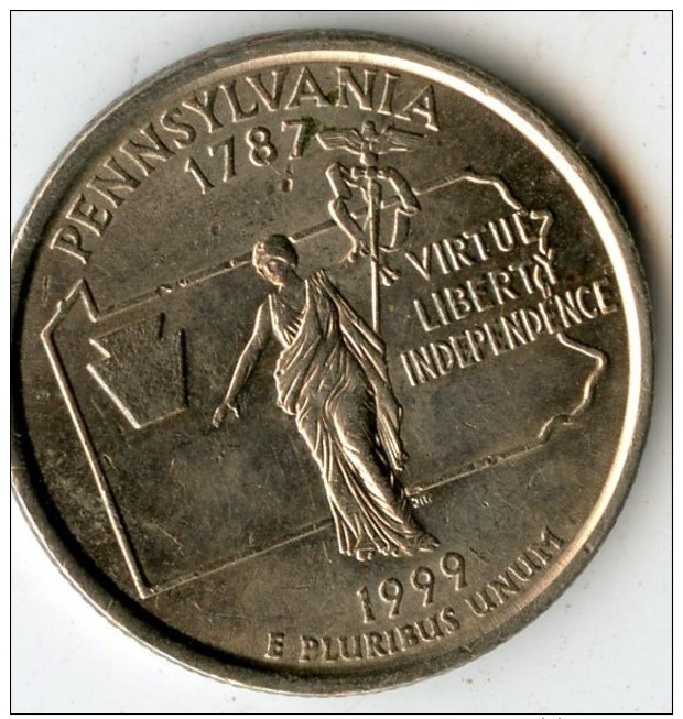 State 1999 Pennsylvania - 1999-2009: State Quarters