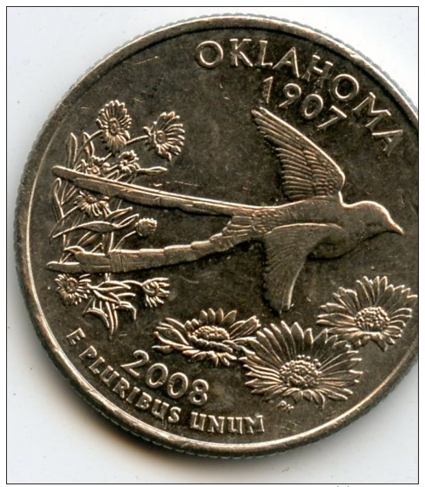 State 2008 Oklahoma - 1999-2009: State Quarters