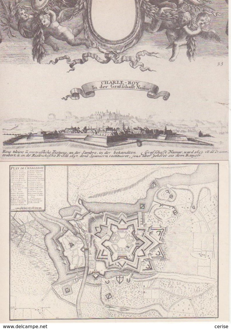 Société Royale D'Archéologie Et De Paléontologie De Charleroi (6 Cartes) - Charleroi