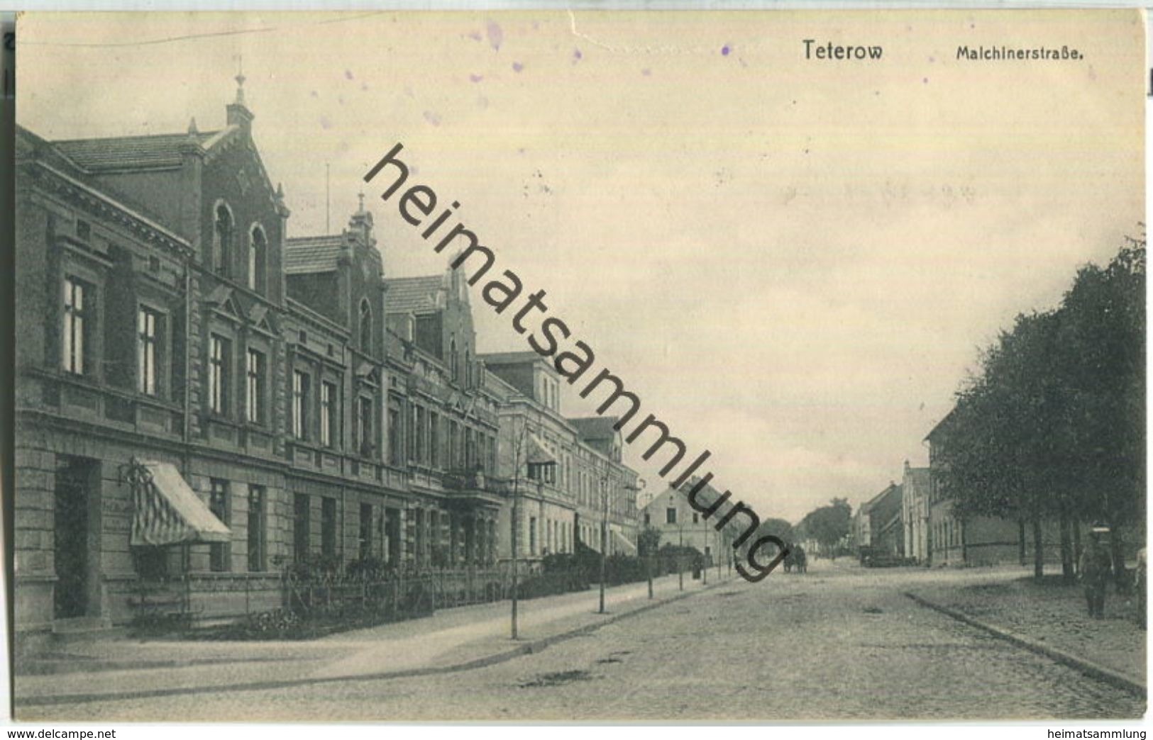 Teterow - Malchinerstrasse - Verlag Herm. Belsen Teterow - Teterow