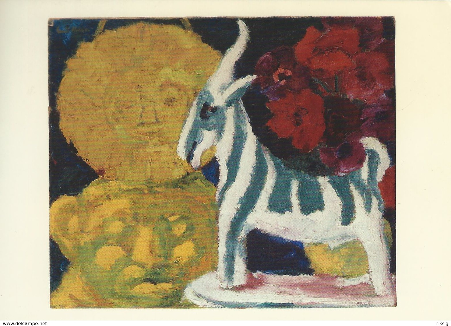 Painting By:  Emil Nolde.   German Card.  # 07391 - Paintings