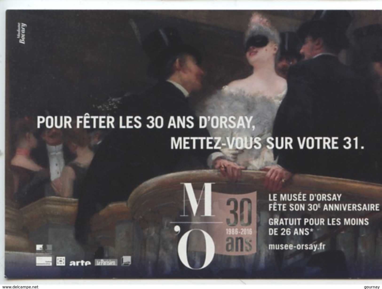 Pour Fêter Les 30 Ans D'Orsay - Henti Gervex "le Bal De L'Opéra" 1886 Détail - "mettez Vous Sur Votre 31" Humour - Peintures & Tableaux