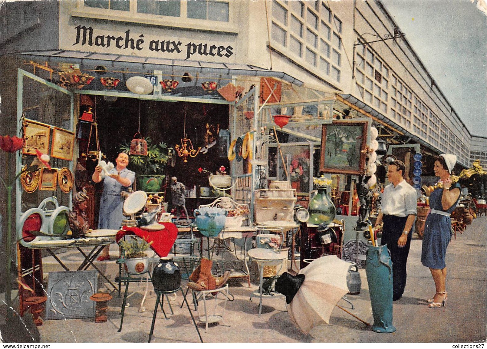 75020-PARIS- LE MARCHE AUX PUCES - Arrondissement: 20