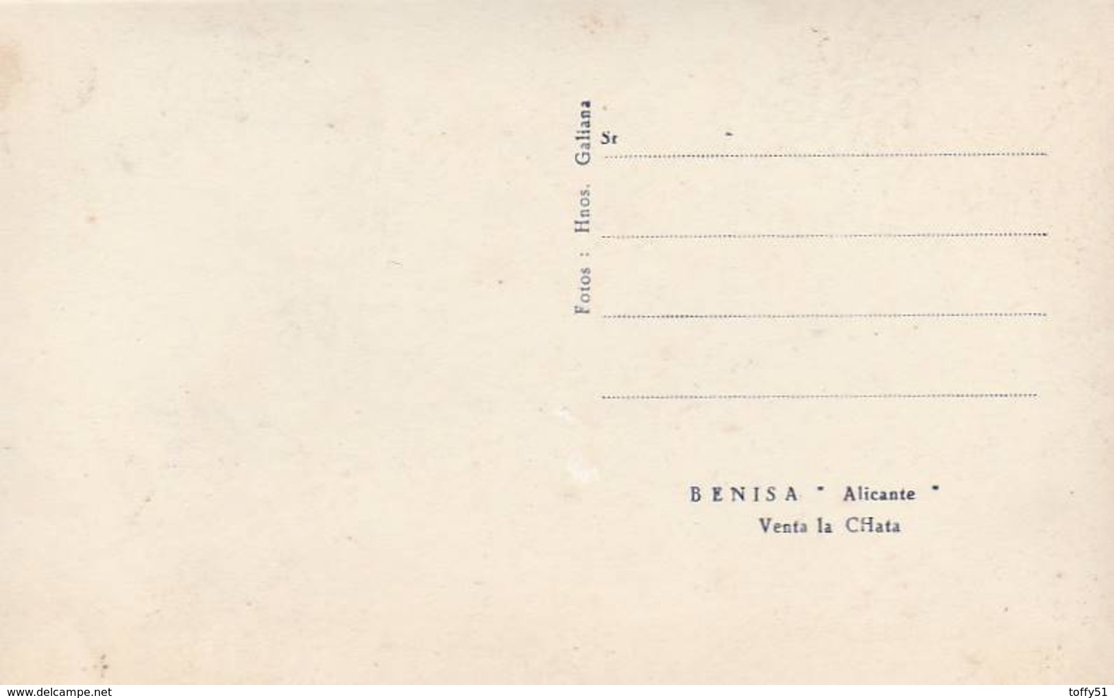 CPSM (13.5x8 Cm):ESPAGNE ANCIENNE VOITURE À LACHATA VENTA LA CHATA BENISA - Autres & Non Classés