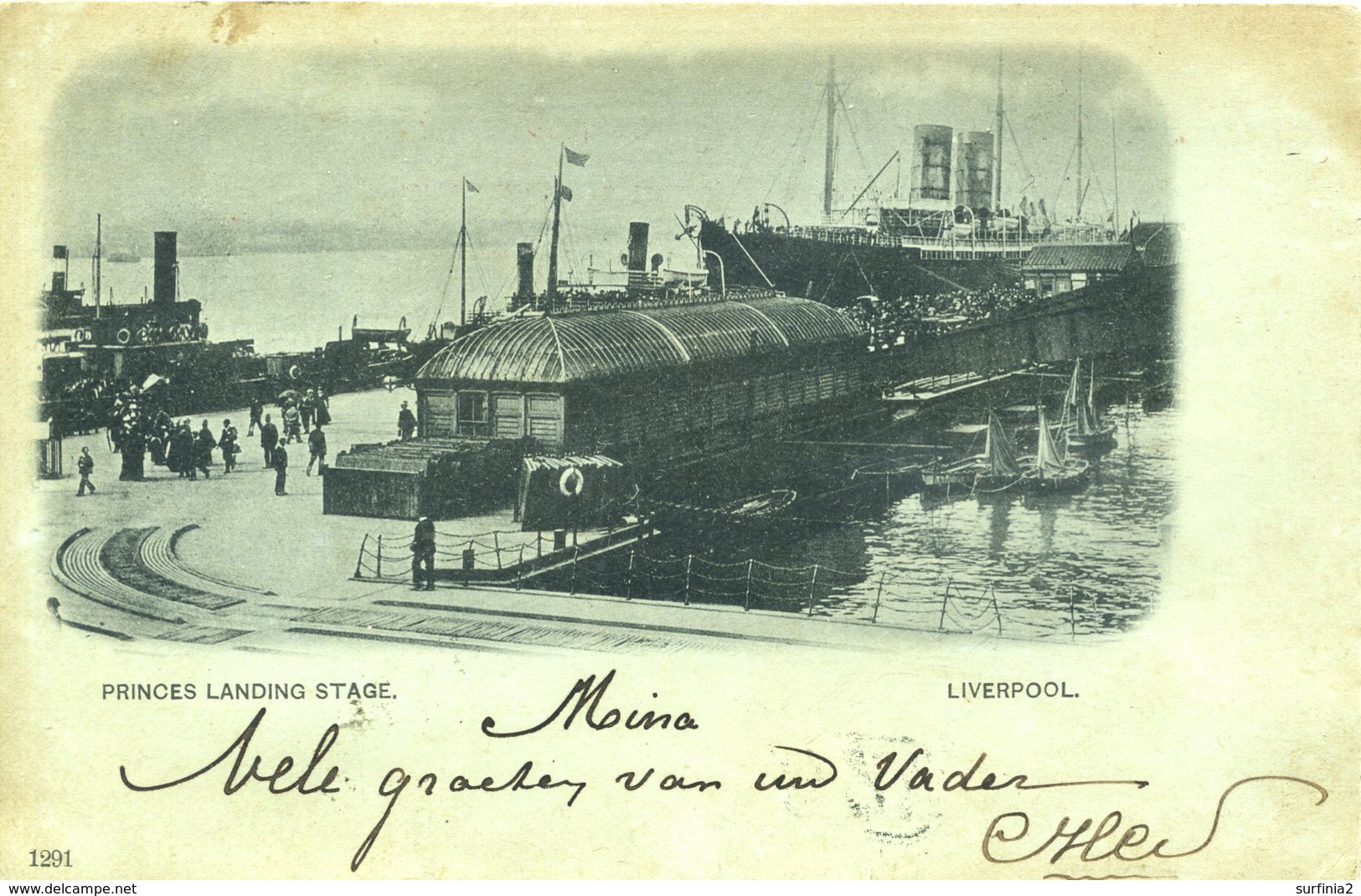 MERSEYSIDE - PRINCES LANDING STAGE 1900 Me793 - Liverpool