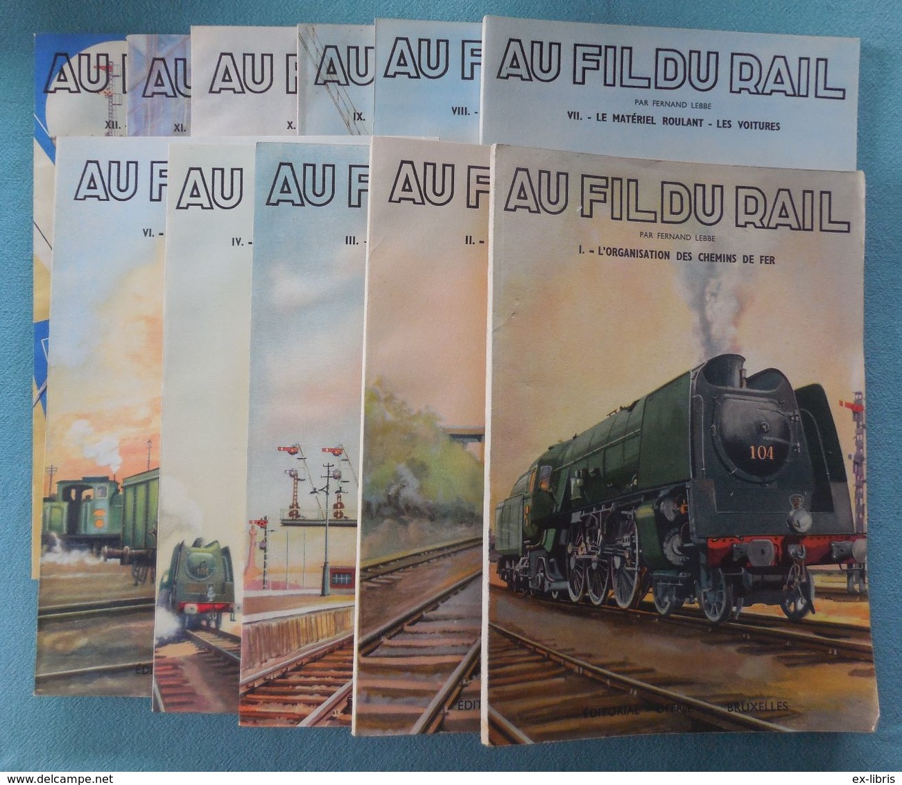 02 - Au Fil Du Rail (I) (11 Nrs.) - Fernand Lebbe - 1946-1948 - Histoire